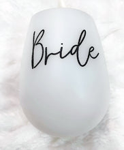 Load image into Gallery viewer, Bride Silicone Wine Glass
